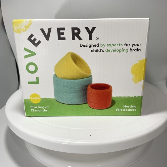 Lovevery Other - New Lovevery Nesting Felt Baskets Montessori Education Tools Stacking Sensory
